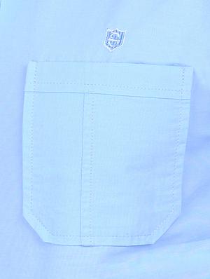 blue cotton casual shirt - 11216560 - Standard Image - 4