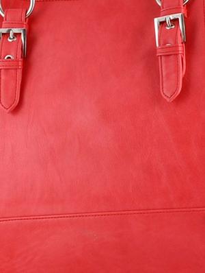 red leatherette hand bag - 1122362 - Standard Image - 4