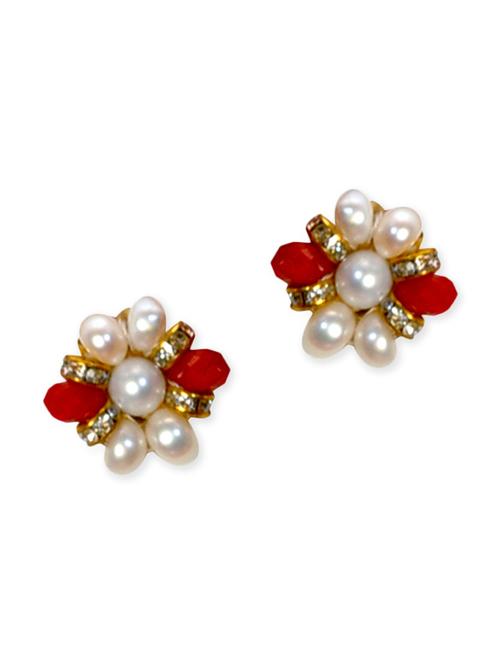 multicolor metal studs earring - 11232174 - Standard Image - 1