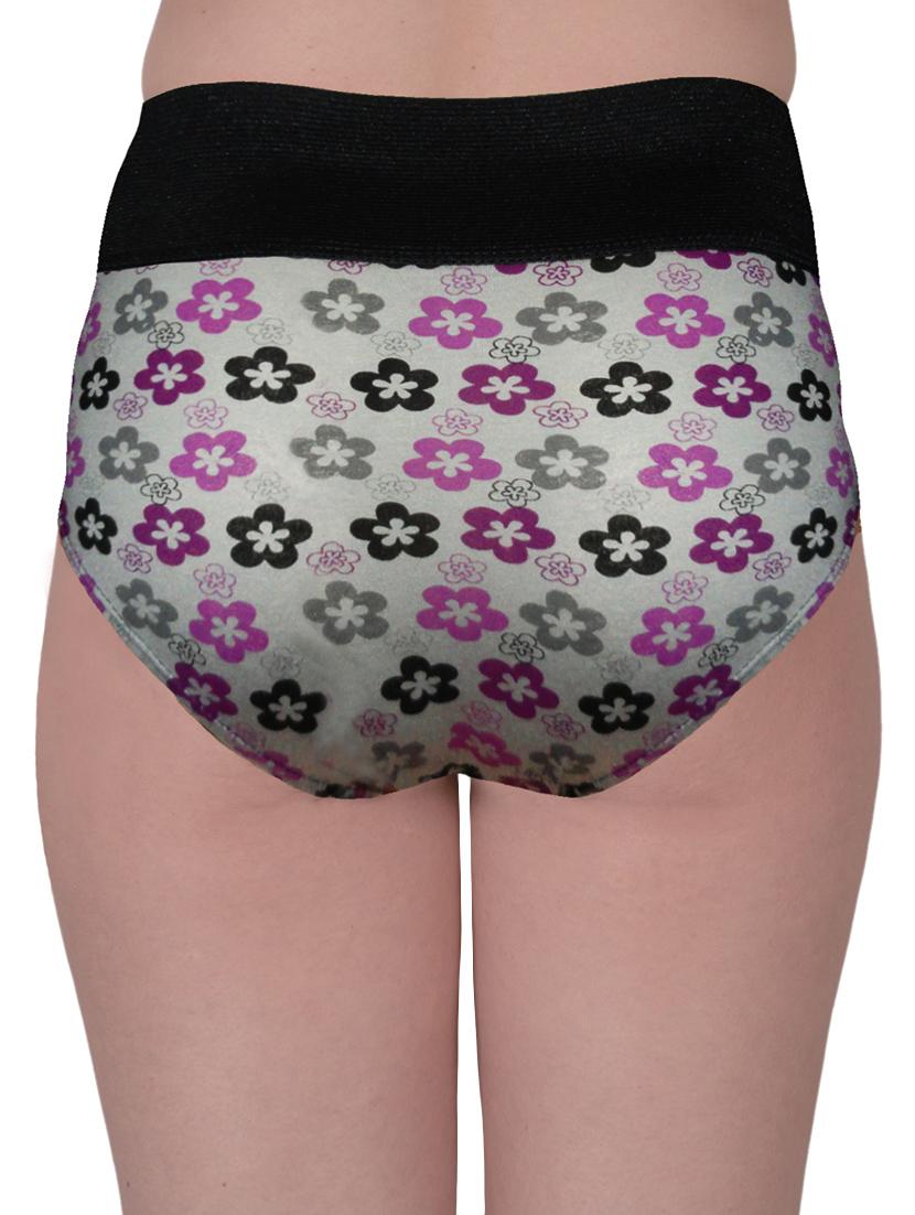 multi colored cotton floral print hipster panty (set of 3) - 11236199 - Zoom Image - 10