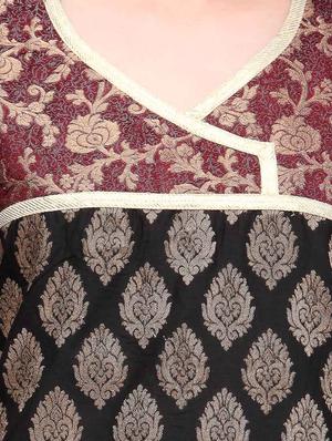 chanderi cotton banarasi frock - 11246062 - Standard Image - 4