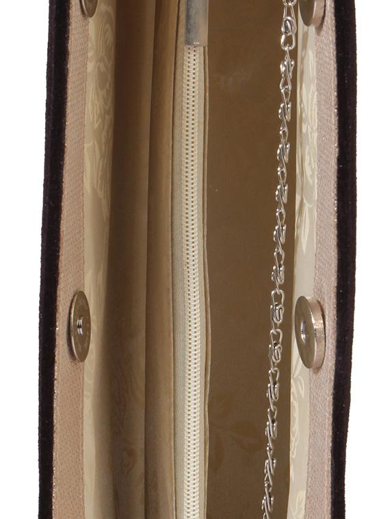 paisley brooch velvet clutch - 1125994 - Zoom Image - 4
