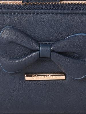 blue leatherette wallet - 11260428 - Standard Image - 4