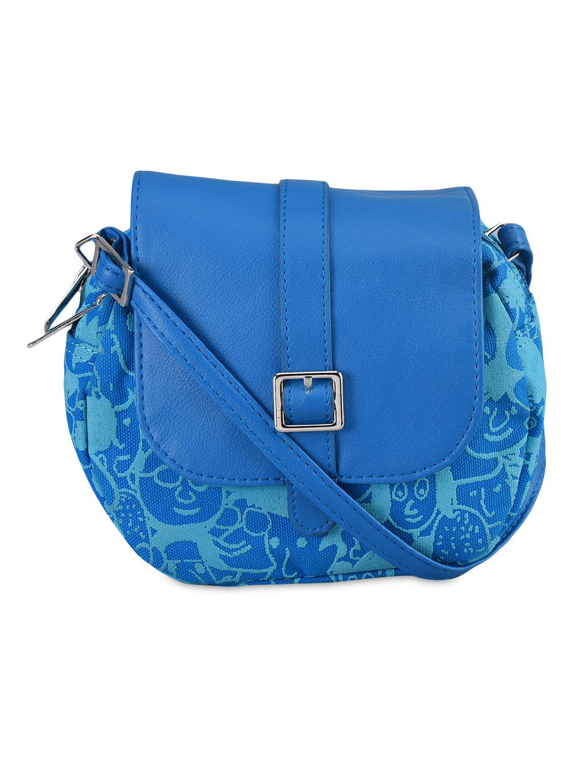 Printed Leatherette Sling Bag - Baggit