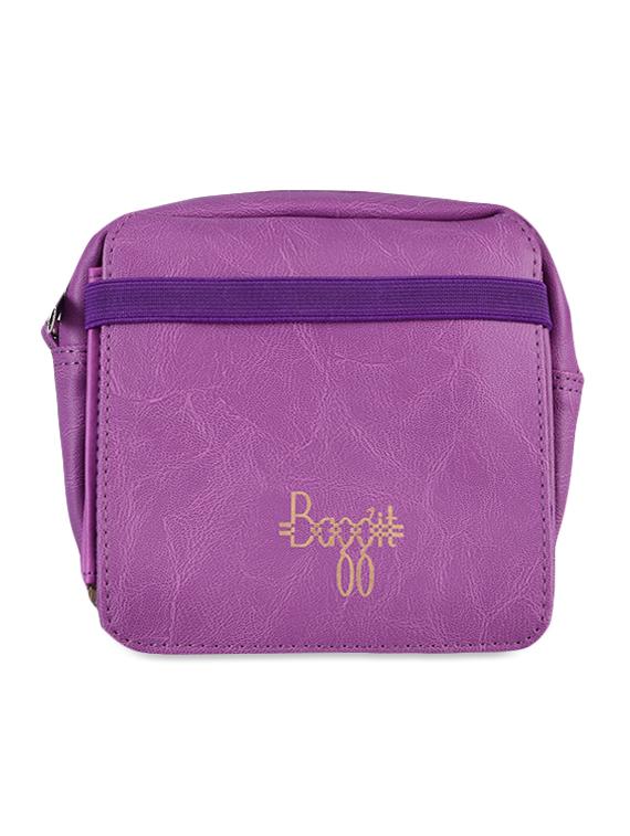 Solid Purple Leatherette Sling Bag - Baggit