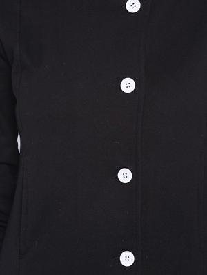 styled neck button up jacket - 11284507 - Standard Image - 4