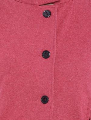 solid red cotton jacket - 11284643 - Standard Image - 4