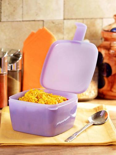 Tupperware Purple Plastic 500 ML Storage Container Set of 4
