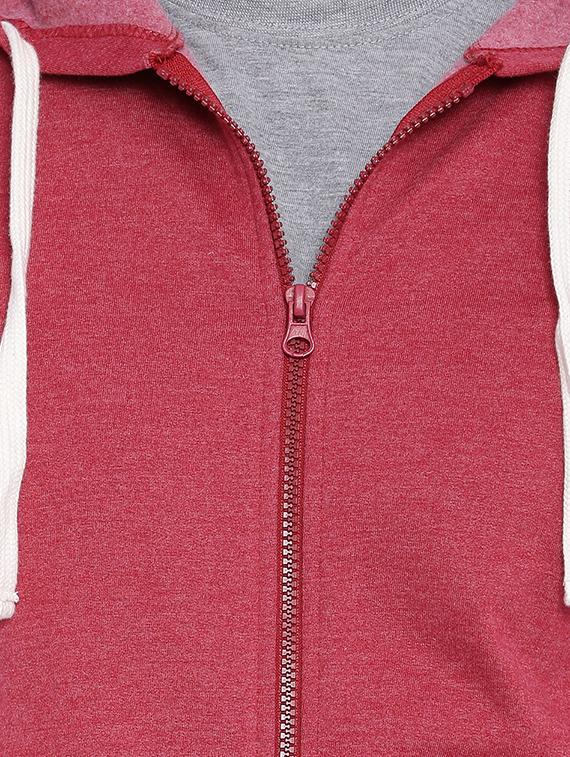 red color, cotton sweatshirt - 11360604 - Zoom Image - 4