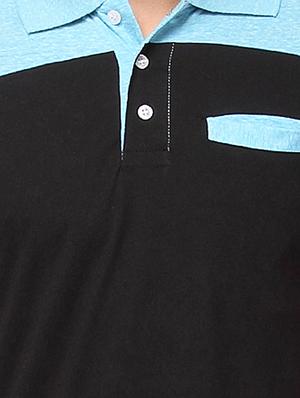colour block cotton t-shirt - 11360710 - Standard Image - 4