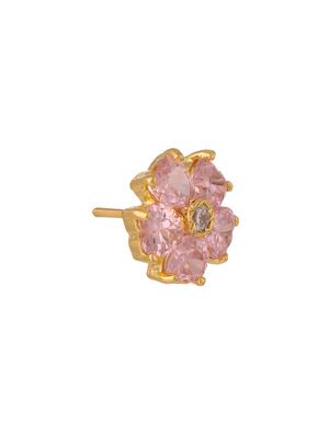 pink gold plated pendant and earrings - 11367180 - Standard Image - 4