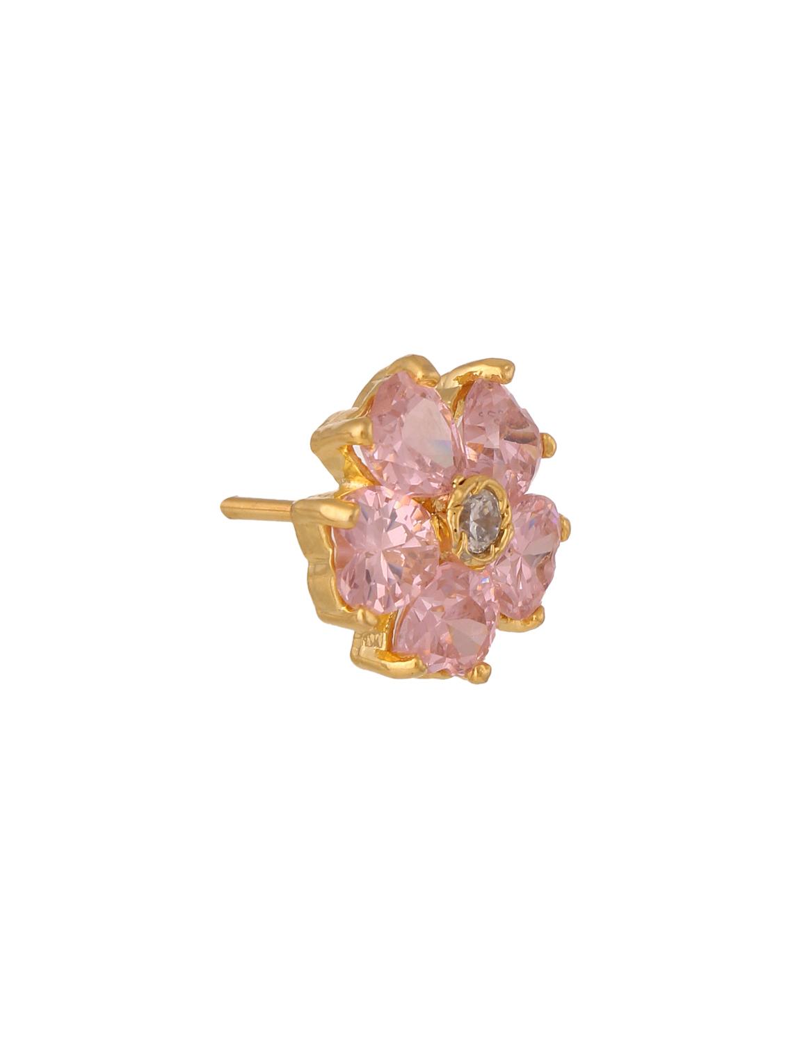 pink gold plated pendant and earrings - 11367180 - Zoom Image - 4