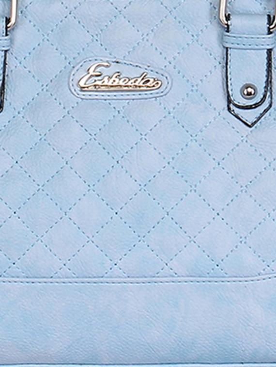 powder blue faux leather handbag - 11369669 - Zoom Image - 4