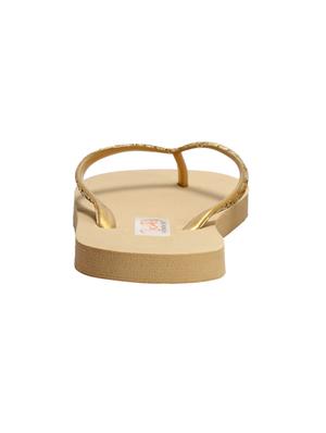 gold shimmer flip flop - 11374169 - Standard Image - 4