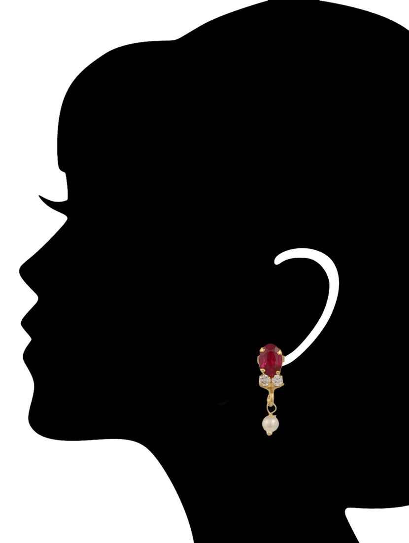 pink gold plated necklaces and earring - 11383110 - Zoom Image - 4