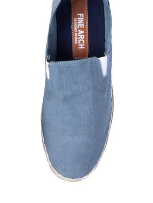 solid stone blue canvas espadrilles - 11388661 - Standard Image - 4