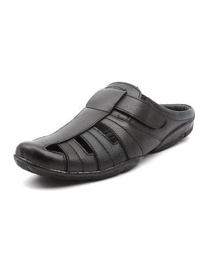 black leather slippers - 11398659 - Standard Image - 4