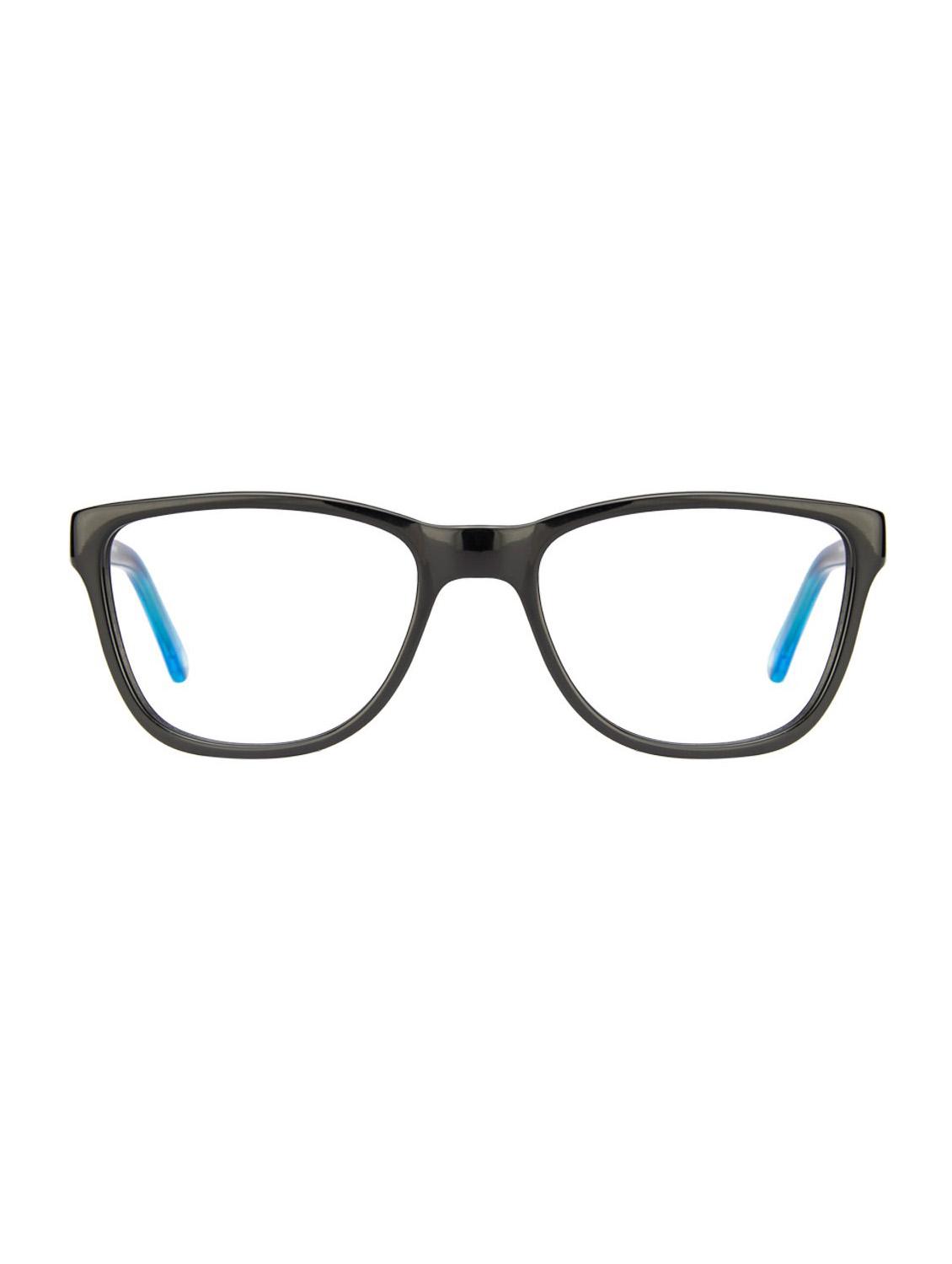 Vincent Chase Premium Vagabond VC 4012 Black Blue Transparent C1 Wayfarer Eyeglasses - By
