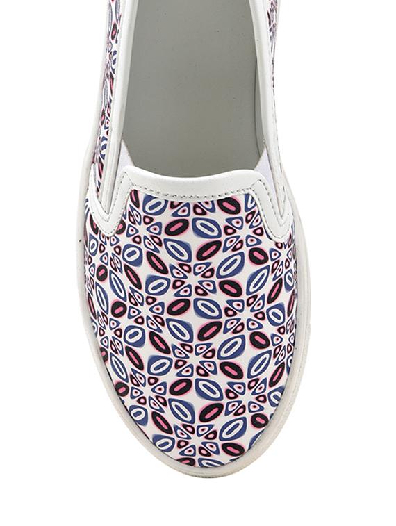 white printed plimsolls - 11442339 - Zoom Image - 4