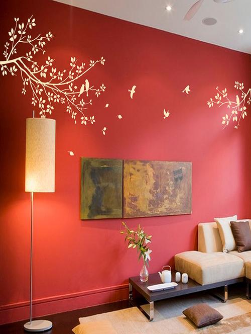 brown longing branch vinyl wall sticker - 1144753 - Standard Image - 1