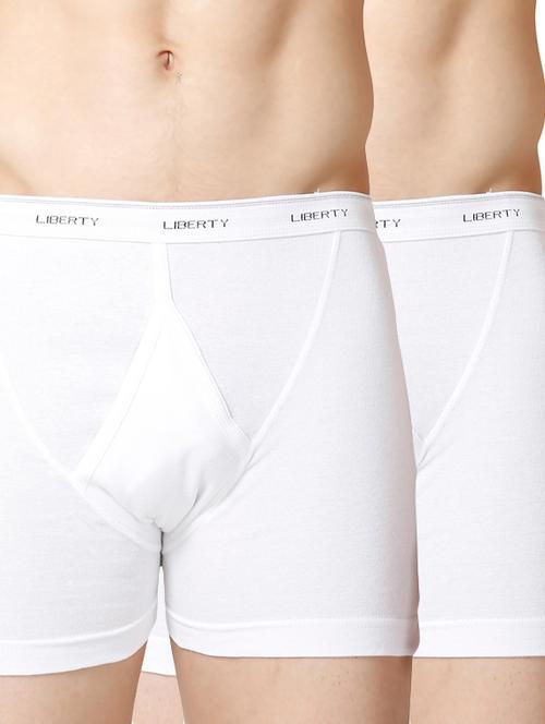 white cotton trunks (set of 2) - 11450006 - Standard Image - 1