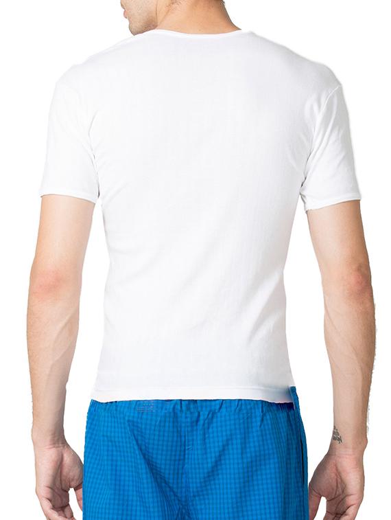 white cotton vests ( set of 2) - 11450053 - Zoom Image - 4