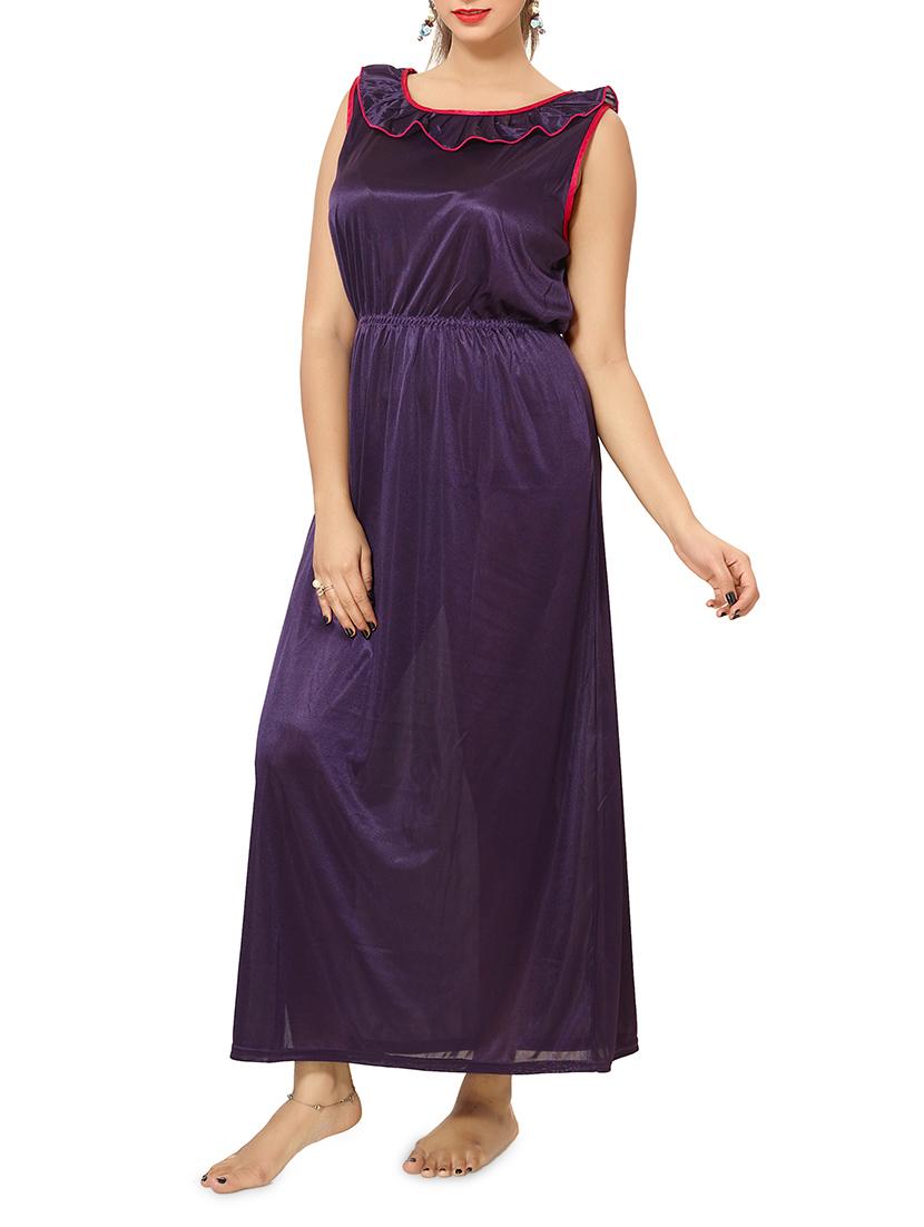 poly satin night wear set (set of 8) - 1145295 - Zoom Image - 4