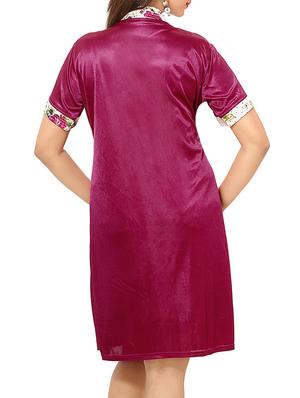 pink satin nightwear set - 1145301 - Standard Image - 7