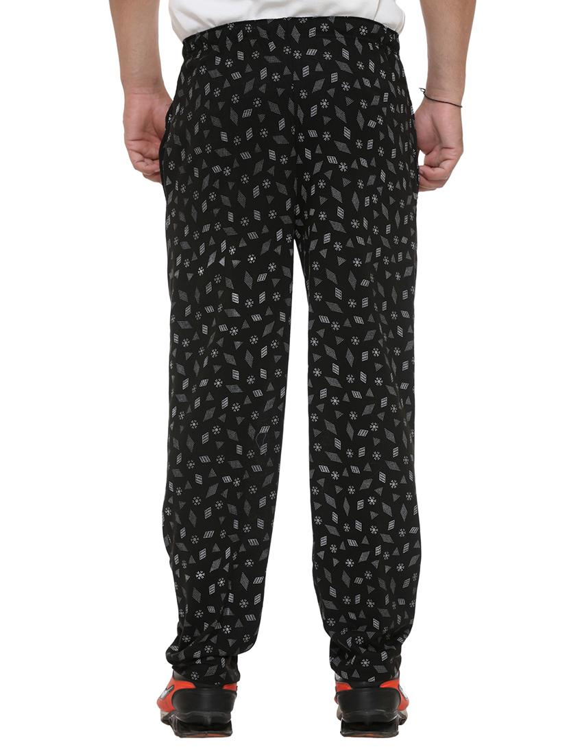 multi colored cotton ankle length track pant - 11461364 - Zoom Image - 7