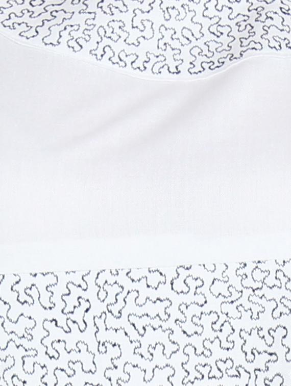 white rayon a-line kurta - 11474573 - Zoom Image - 4
