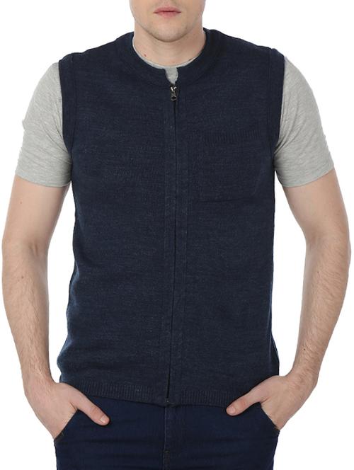 blue acrylic pullover - 11499060 - Standard Image - 1