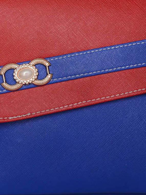blue leatherette sling bag - 11509862 - Zoom Image - 4