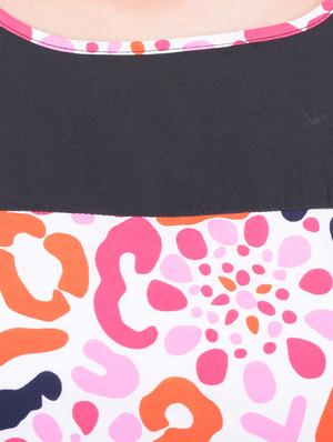 multicolored printed crepe kurta - 11515761 - Standard Image - 4