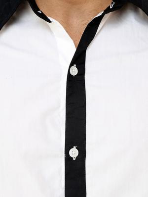 white cotton casual shirt - 11536280 - Standard Image - 4