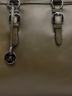 olive leatherette handbag - 1153827 - Standard Image - 4