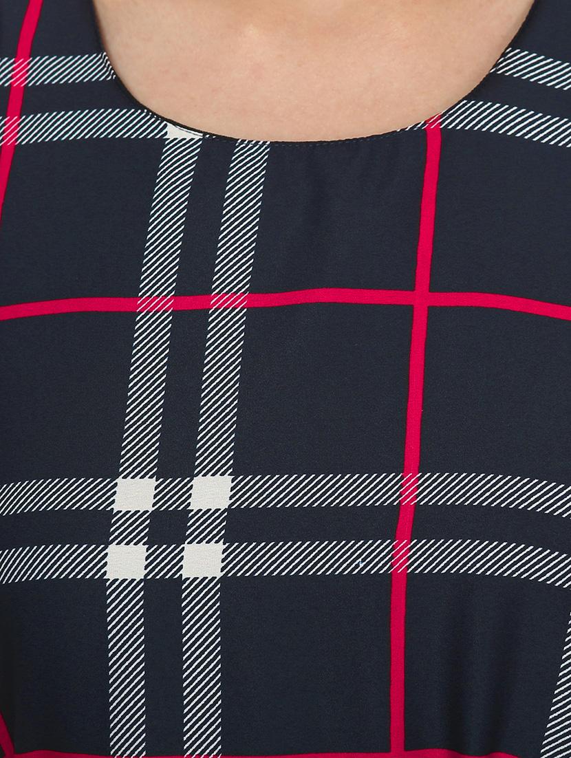tie back plaid dress - 11588558 - Zoom Image - 4