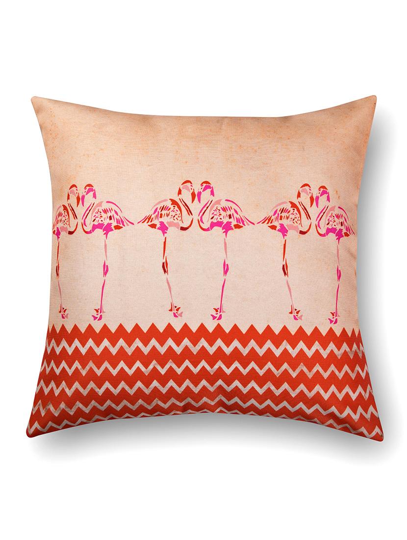 multicoloued cotton printed cushion cover (set of 5) - 11599554 - Zoom Image - 4