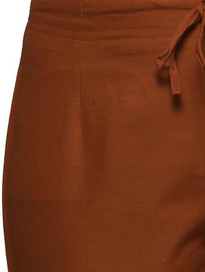red cotton trouser - 11698446 - Standard Image - 4