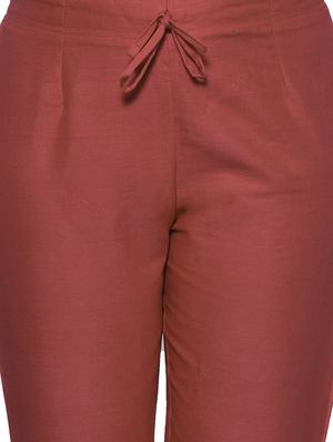 pink cotton trouser - 11698452 - Standard Image - 4