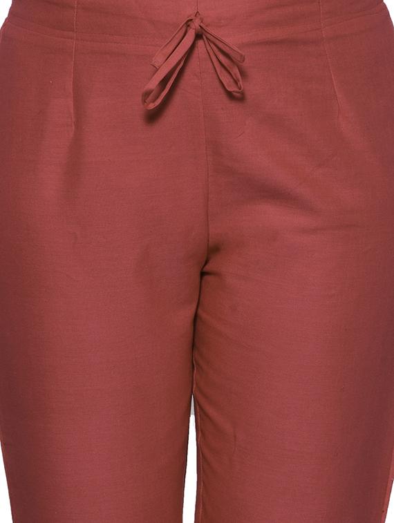 pink cotton trouser - 11698452 - Zoom Image - 4