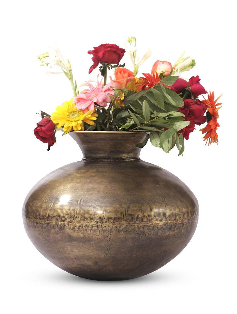 Gold Iron And Brass Planter - Papallona Designs - 1172576