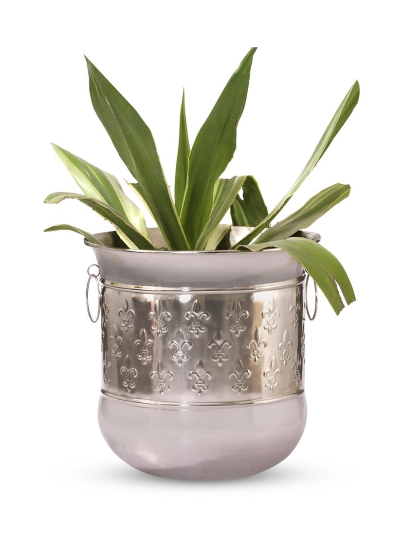 Gold Iron And Nickel Finish Planter - Papallona Designs - 1172594