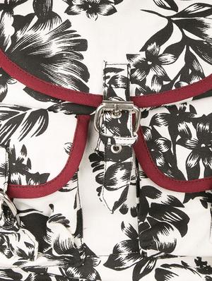 printed canvas backpack - 11734938 - Standard Image - 4