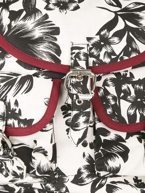 printed canvas backpack - 11734938 - Zoom Image - 4