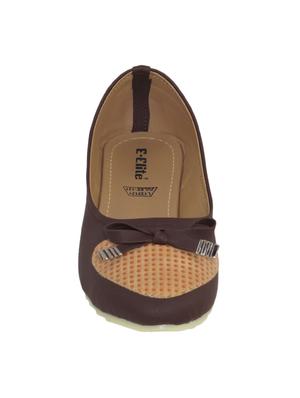 brown fabric slip on ballerina - 11748279 - Standard Image - 4