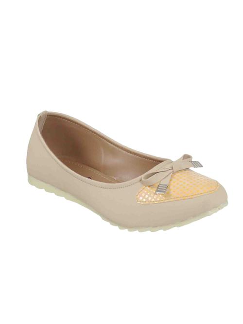 beige fabric slip on ballerina - 11748280 - Standard Image - 1