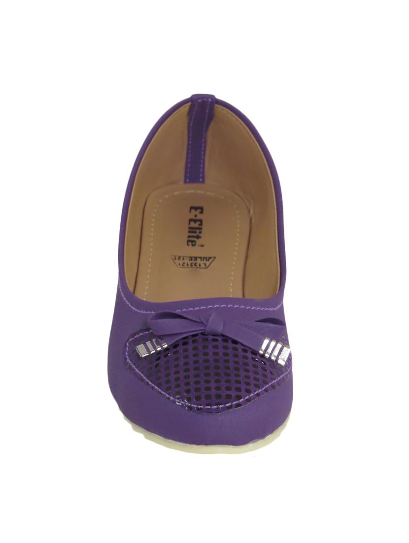 purple fabric slip on ballerina - 11748282 - Zoom Image - 4