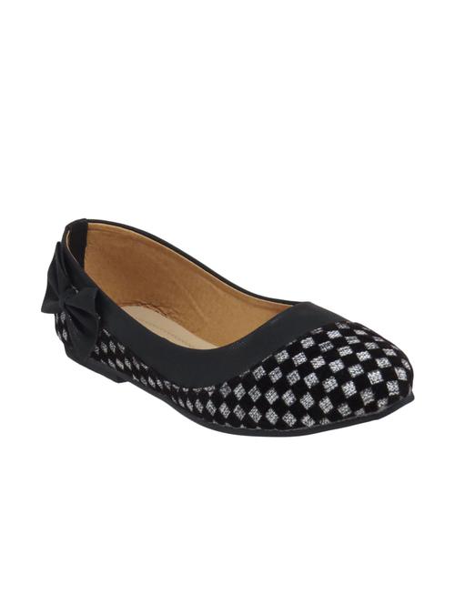 black fabric slip on ballerina - 11748285 - Standard Image - 1