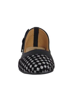 black fabric slip on ballerina - 11748285 - Standard Image - 4
