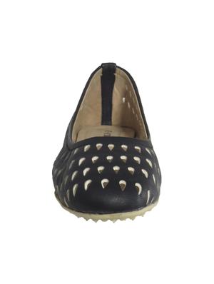 black fabric slip on ballerina - 11748286 - Standard Image - 4